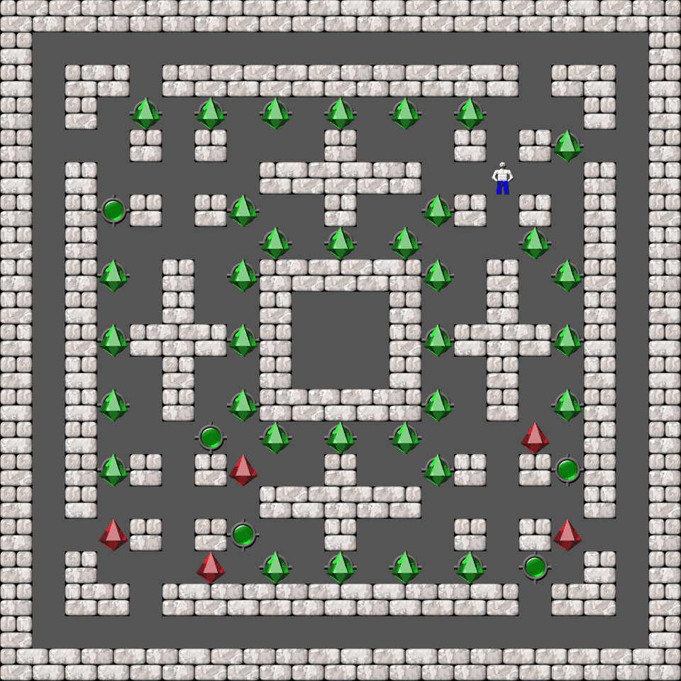Sokoban Mass Remodel level 337
